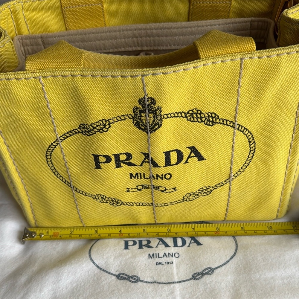 Prada Canapa Girasole 🌻 Small 2 way bag - Picture 13 of 17